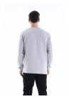 Regular Bisiklet Yaka Sweatshirt - Gri