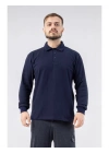 Regular Polo Pike Uzun Kol T-Shirt Lacivert