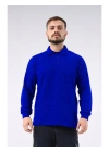 Regular Polo Pike Uzun Kol T-Shirt Saks Mavi