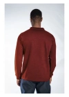Regular Polo Sweatshirt Bordo