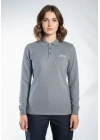 Regular Polo Sweatshirt Gri
