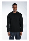 Regular Polo Sweatshirt Siyah