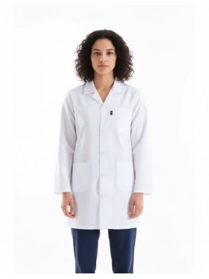 Unisex İş Önlüğü Beyaz