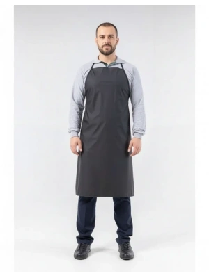 PVC Askılı Önlük Siyah