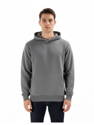 Kapüşonlu Sweatshirt Gri