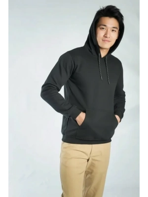 Kapüşonlu Sweatshirt Siyah
