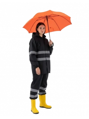 Ripstop Yağmurluk Takım Siyah