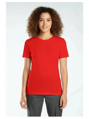Regular Basic Bisiklet Yaka T-Shirt Kırmızı