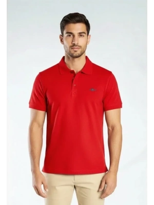 Elegans Polo Pike T-Shirt Kırmızı