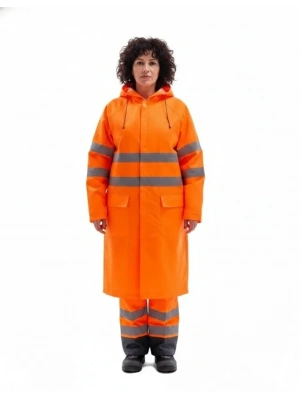 Alaska Hi-Vis Yağmurluk Neon Turuncu
