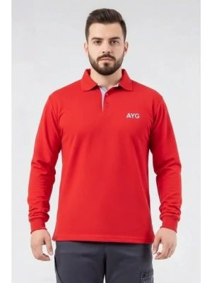 Regular Polo Pike T-Shirt - Kırmızı