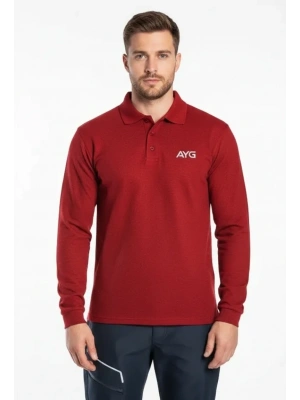 Regular Polo Sweatshirt Kırmızı