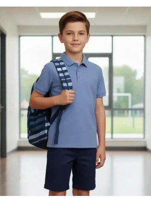 Polo Yaka Okul Tişört