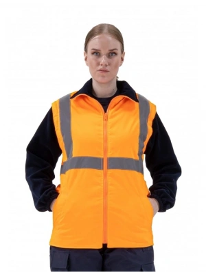 Alaska Hi-Vis 2 in 1 Yelek Neon Turuncu
