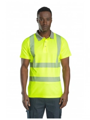 Alaska Hi-Vis Polo T-Shirt Neon Sarı