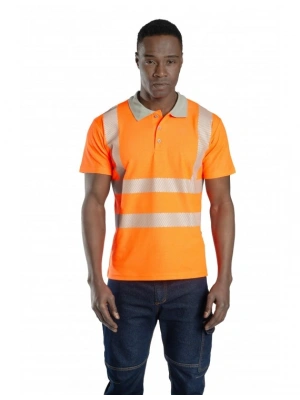 Alaska Hi-Vis Polo T-Shirt Neon Turuncu