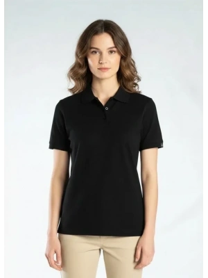Elegans Polo Pike T-Shirt Siyah