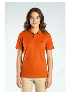Elegans Polo Pike T-Shirt Turuncu