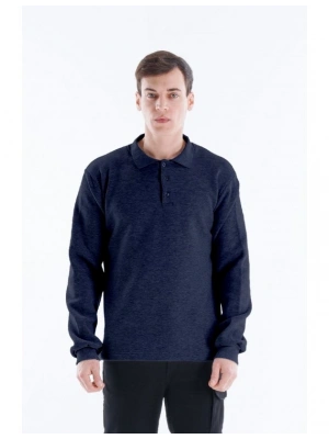 Elegans Polo Sweatshirt Antrasit