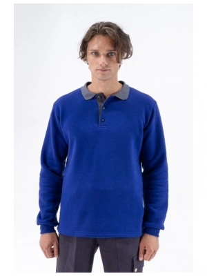 Elegans Polo Sweatshirt Saks Mavi