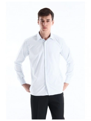 Klasik Erkek Beyaz Gömlek