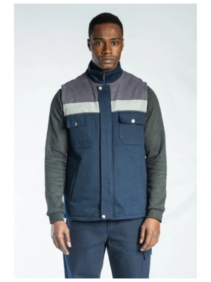 Oscar Yelek Gri - Lacivert