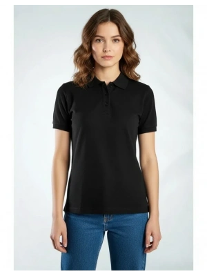 Regular Polo Pike T-Shirt Siyah