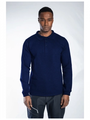 Regular Polo Sweatshirt Lacivert