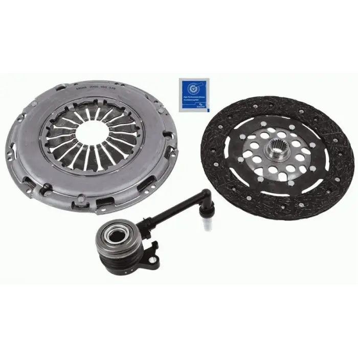SACHS 3000990490 | Debriyaj Seti + Hidrolik Rulman Renault Megane III Fluence Laguna