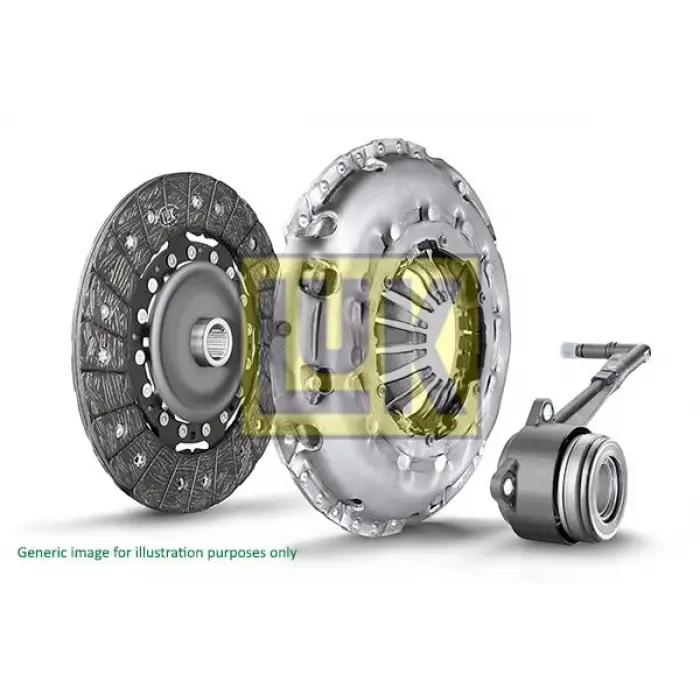 LUK 623354433 | Debriyaj Seti + Hidrolik Rulman Renault Megane III Fluence Laguna