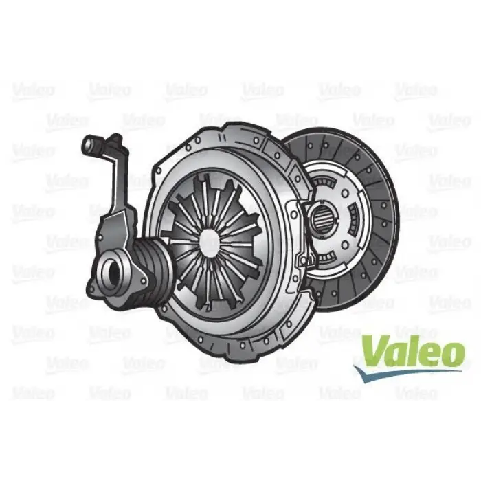 VALEO 833733 | Debriyaj Seti + Hidrolik Rulman Renault Megane III Fluence Laguna
