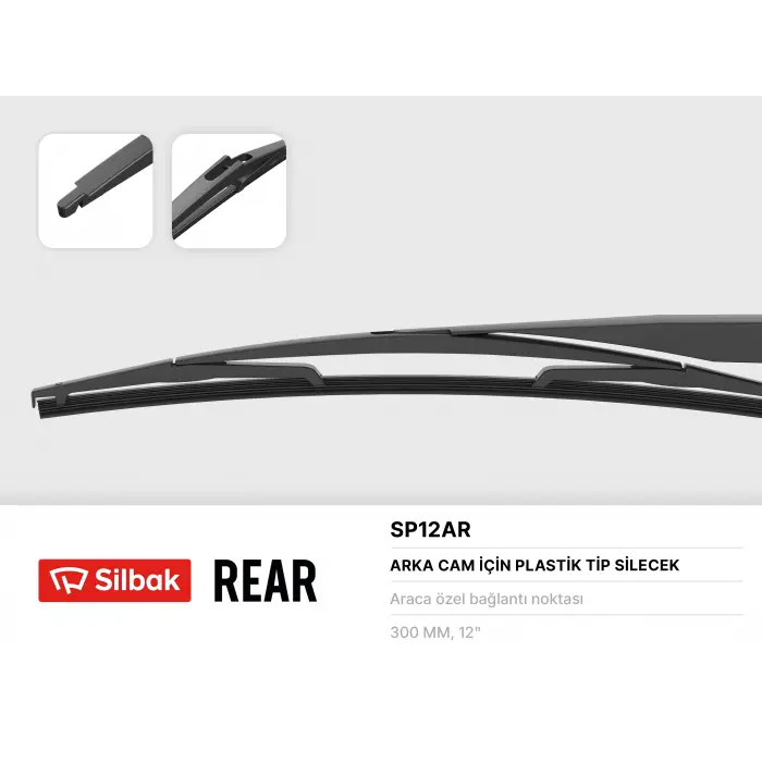 SILBAK SP12AR | Arka Silecek Süpürgesi 300 Mm Corsa Insignia Mokka 07-