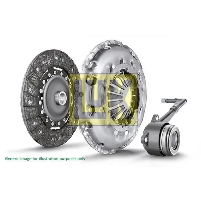 LUK 622309633 | Debriyaj Seti + Hidrolik Rulmanı Renault Megane II Fluence Clio III Rulmanlı
