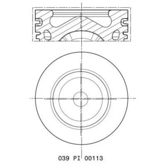 Ford Piston Segman 308 / 3008 508 5008 C4 DS4 Focus 12- 1.6HDI DV6C EURO5 STD 75MM (Takım)
