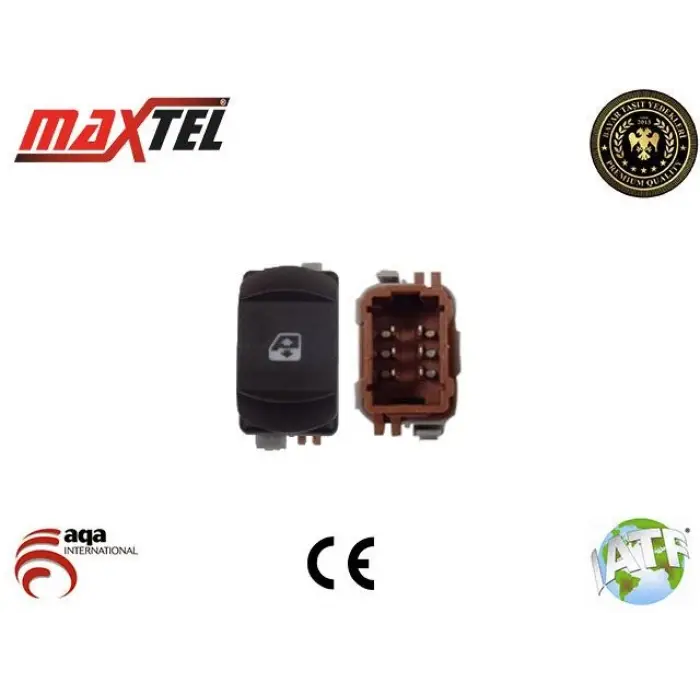 MAXTEL 18204961 | Cam Düğmesi Ön Sağ Megane II