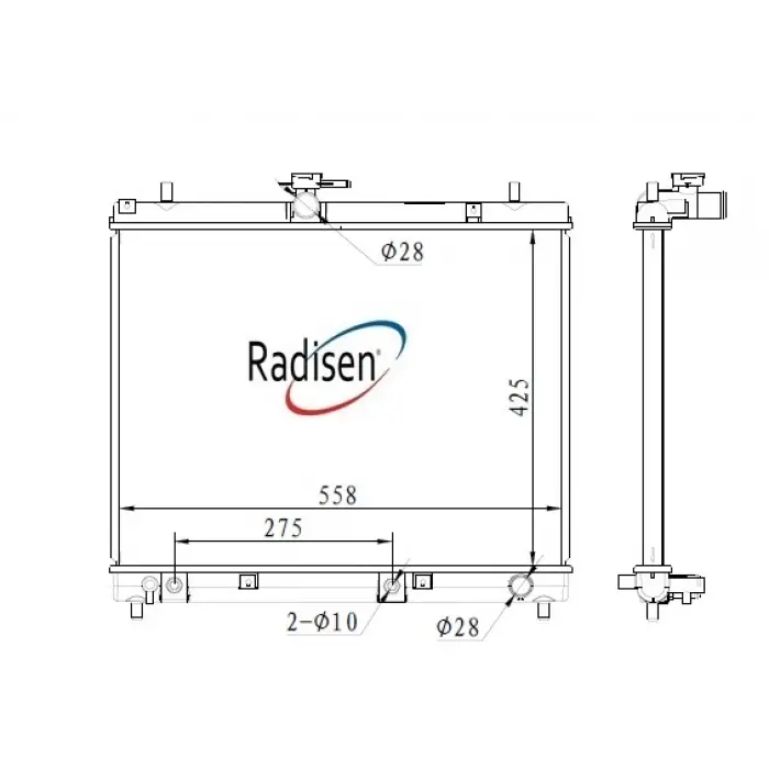 RADİSEN RR617402 | Radyatör Daihatsu Terios 1.5 06-OTOMATIK +Manuel