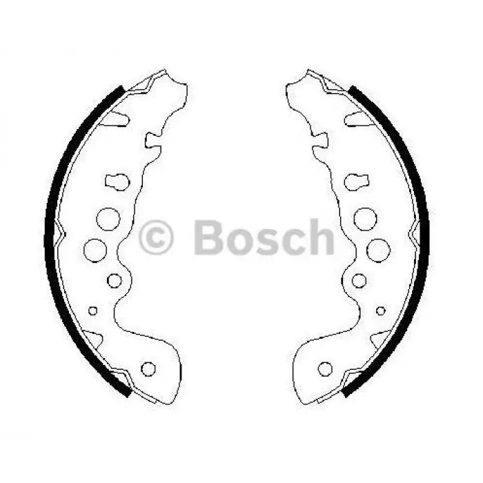 Suzuki Grand Vitara Arka Fren Balatası 1998-2005 - BOSCH 0986487616