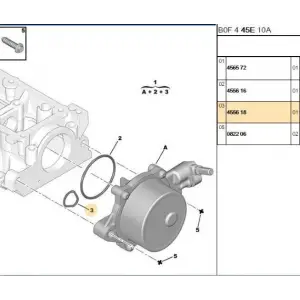 PSA 455618 | Vakum Pompa Contası P206 C3 Fiesta Skt Kutu İçinde 02-08