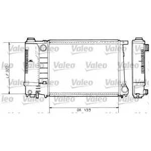 VALEO 730365 | Motor Su Radyatoru BMW 318İ M30 M43 M44 M52 M20 M50 E30 E36 1989-1999