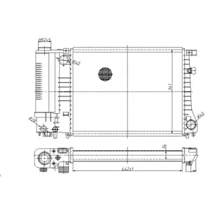 HELLA 8MK366303841 | Motor Su Radyatoru BMW 318İ M30 M43 M44 M52 M20 M50 E30 E36 1989-1999