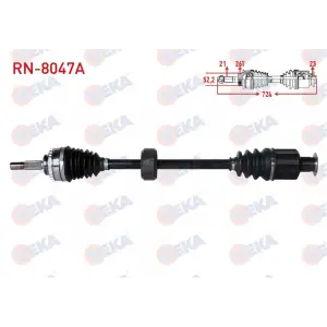 VEKA RN8047A | Aks Komple Sağ Renault Clio Kangoo 8V 03-