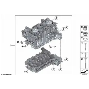BMW 11112213109 | Yarim Blok F20 F30 F31