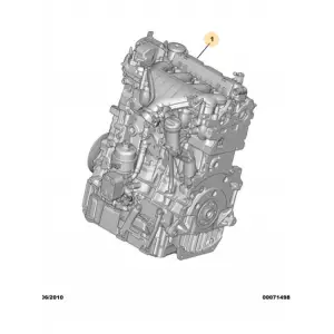 PSA 0135QG | Komple Motor (DW10BTED4) 2.0 HDI P307 P407 P508 04-