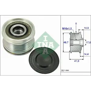 INA 535010110 | Alternatör Kasnağı Mercedes W168 W169 W414 . Mits
