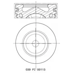Ford Piston Segman 308 / 3008 508 5008 C4 DS4 Focus 12- 1.6HDI DV6C EURO5 STD 75MM (Takım)