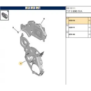 PSA 0320S5 | Triger Alt Kapağı P206 P307 Bipper C2 C3 Fiesta