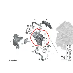 Komple Turbo BMW 1 Serisi F20 B37 Motor - S-TEC 11658514267