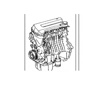 Komple Motor Toyota Corolla 2002-2009 - Toyota 19000-33210