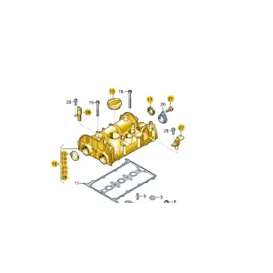 Volkswagen, Audi, Seat Külbütör Kapağı 1.0 TSI - VAG ORJINAL 05C103469A