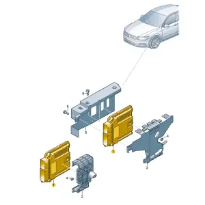 Volkswagen, Audi, Seat Motor Beyini 1.5 TSI - VAG ORJINAL 05E906018CS